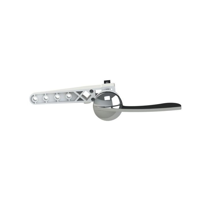 4Trade Metal Cistern Handle Chrome Finish