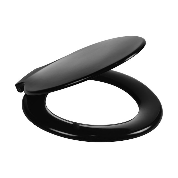 Cme Celmac Toilet Seat & Cover Black Calypso SCA21BL