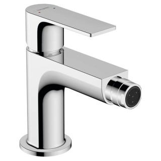 Hansgrohe Rebris E Single lever bidet mixer with metal pop-up waste set - Chrome - 72213000