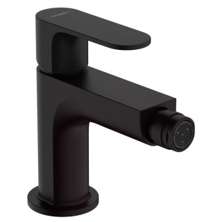 Hansgrohe Rebris S Single lever bidet mixer with pop-up waste set - Matt Black - 72210670