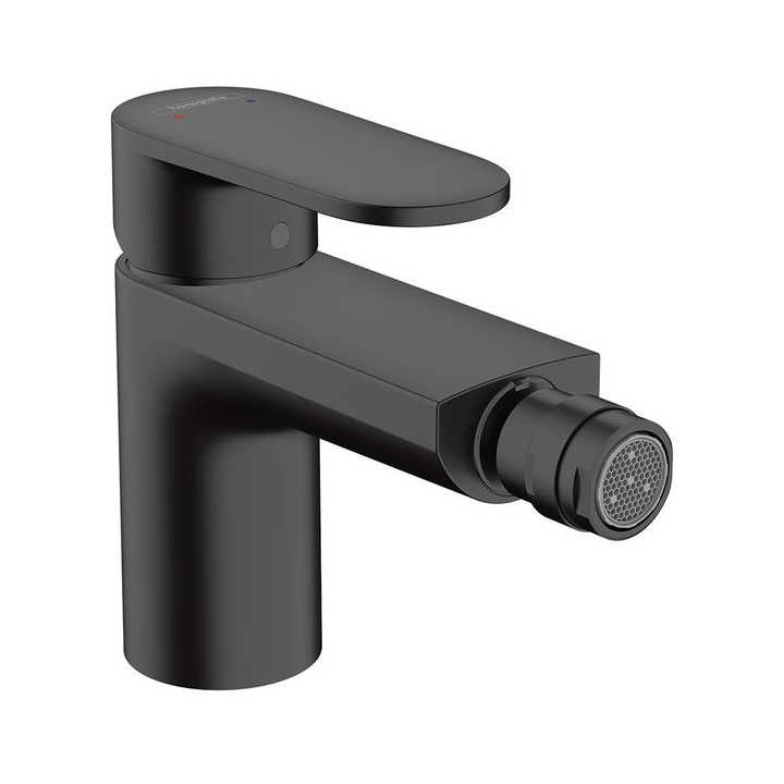 Hansgrohe Vernis Blend Single lever bidet mixer with pop-up waste set - Matt Black - 71210670