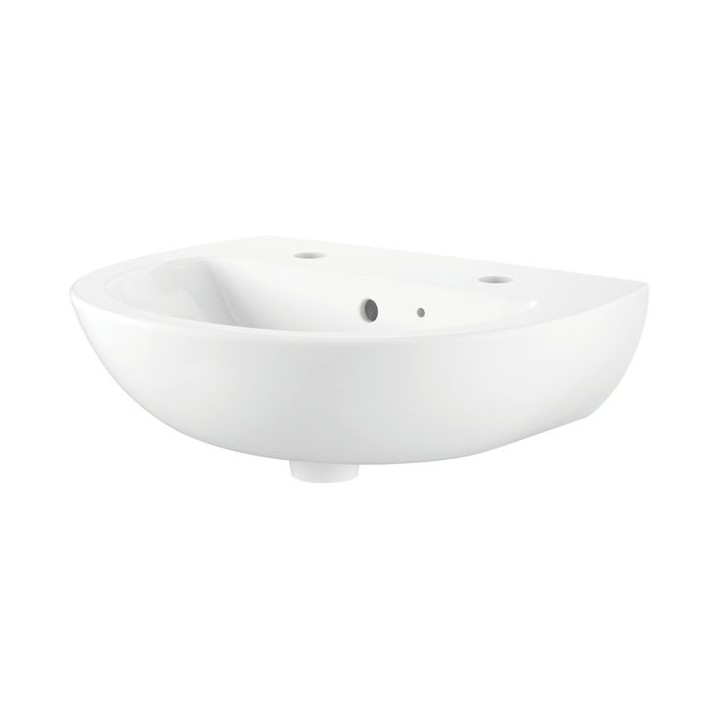 Bathrooms From TP Swindale Cloakroom Basin 2TH 450 x 370mm