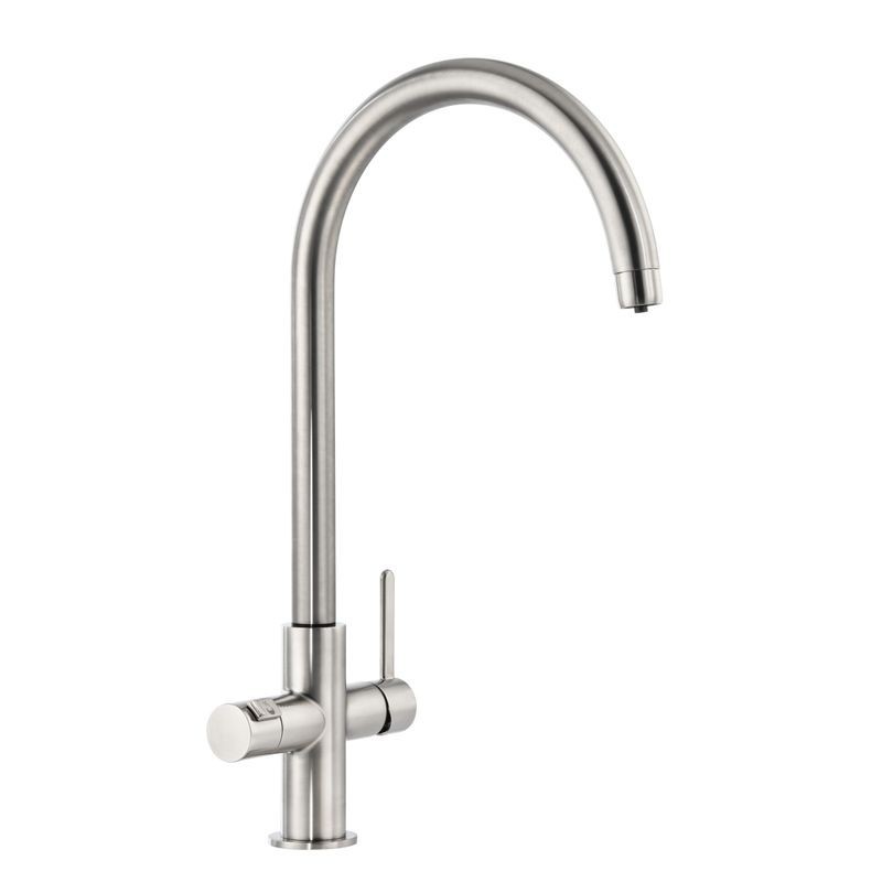 Abode Prothia Slimline 3 in 1 Hot Water Tap And Filter Brushed Nickel