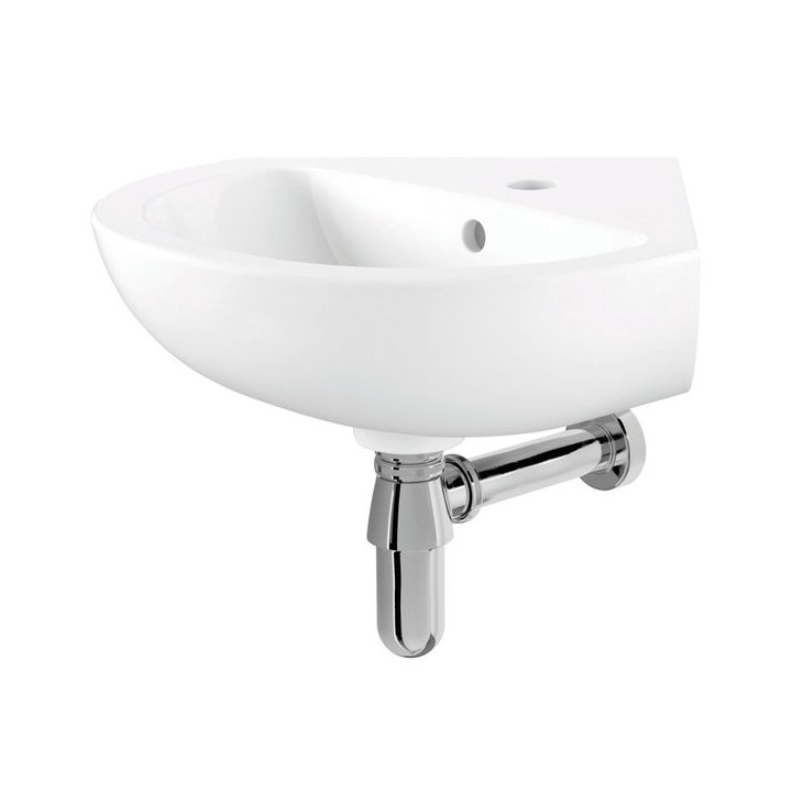 Bathrooms From TP Swindale Corner Cloakroom Basin 450mm