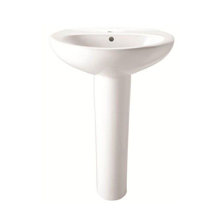 Own Brand Basin to Go 1 Tap Hole Basin and Pedestal