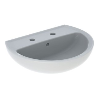 Twyford Alcona Washbasin 2 Tap 550mm x 420mm AR4212WH