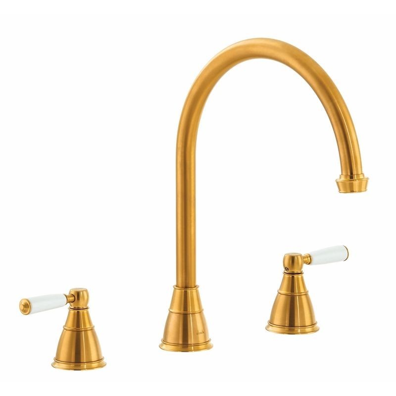 Abode AT3073 Astbury 3 Part Kitchen Mixer Tap Forged Brass