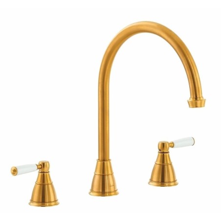 Abode AT3073 Astbury 3 Part Kitchen Mixer Tap Forged Brass