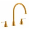 Abode AT3073 Astbury 3 Part Kitchen Mixer Tap Forged Brass