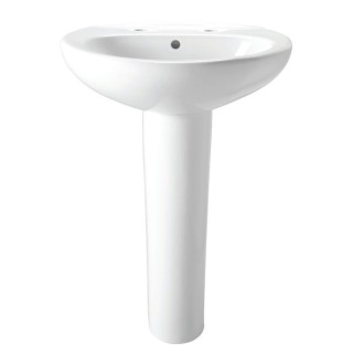 Bathrooms From TP Basin & Pedestal with 2 Tap Hole