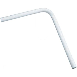 Dudley Cistern Flushpipe White 24mm x 18mm in  Extended