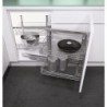 1000 mm Corner Base with 500mm Fascia Vario Corner Mechanism With Mesh Baskets - Right Hand