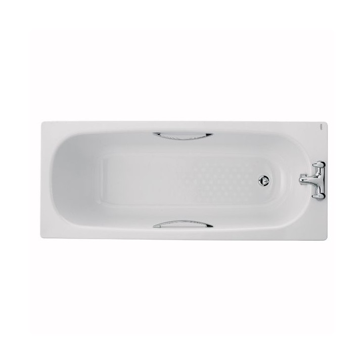 Twyford Celtic Steel Bath White 1700 x 700mm BS1572WH