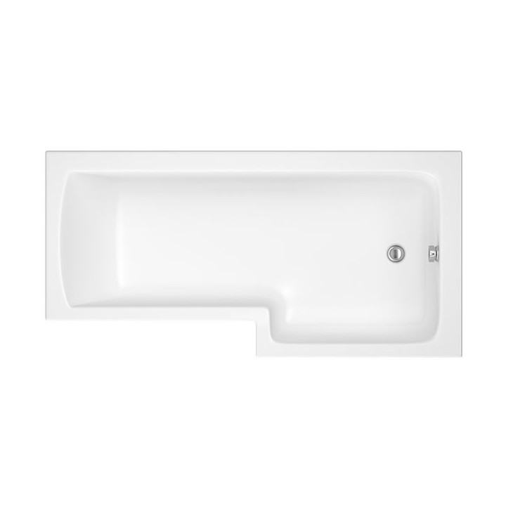 Bathrooms From TP Alford L-Shaped Shower Bath 1700mm RH