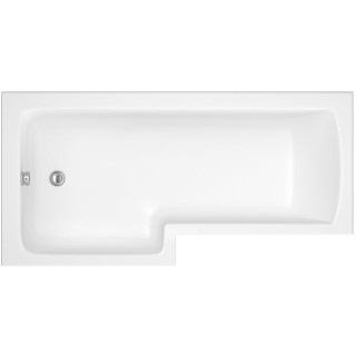 Bathrooms From TP Alford L-Shaped Shower Bath 1700mm LH