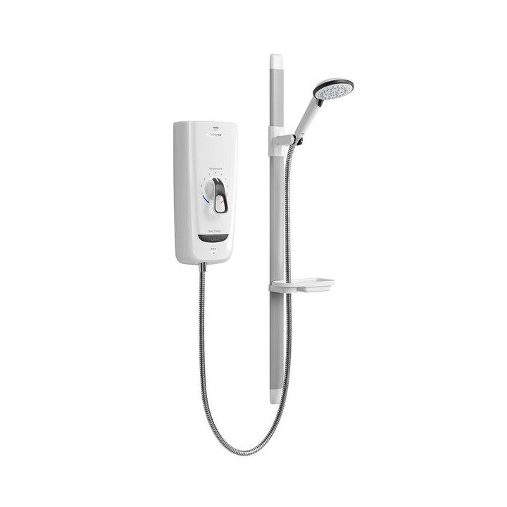 Mira Advance Flex 9.8kW Thermo Electric Shower W/Flex Fittings 1.1785.004