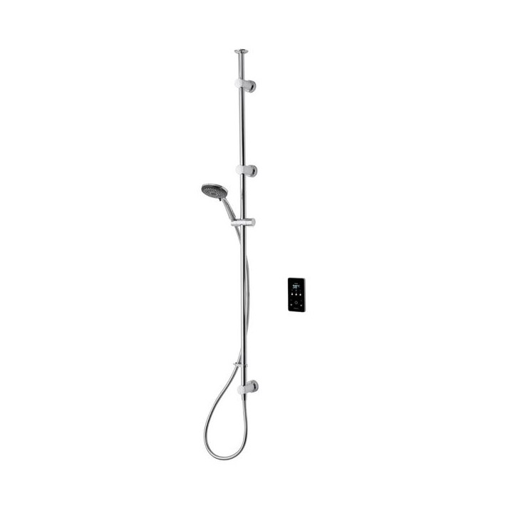 Triton ENVi® 9.0kW Thermo Electric Shower Single Outlet Ceiling Fed Kit - Silver