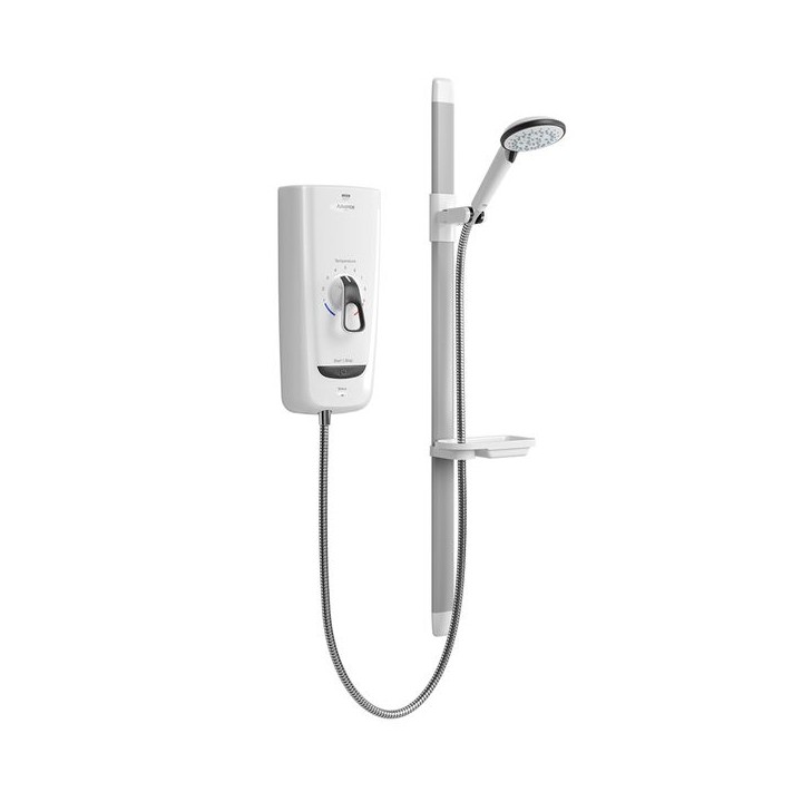 Mira Advance Flex 8.7kW Thermo Electric Shower W/Flex Fittings 1.1785.003
