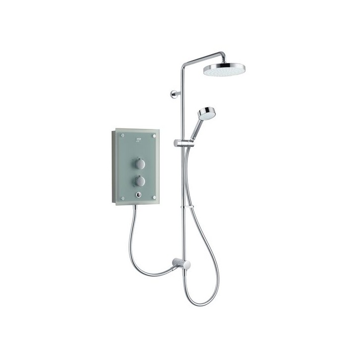 Mira Azora Dual Glass Electric Shower 9.8 Kw 1.1634.156