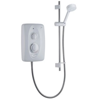 Mira Jump Multi-Fit Electric Shower 9.5kw in White/Chrome 1.1778.011