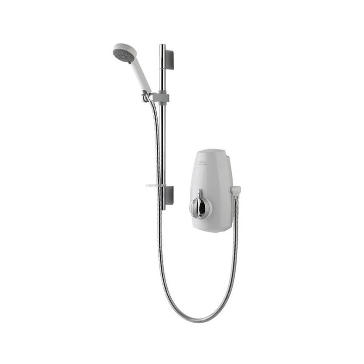 Aqualisa Aquastream 813.40.21 Thermostatic Mixer Power Shower White/Chrome