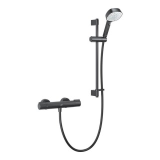 Mira Relate Matt Black EV Shower Mixer 1.1836.466