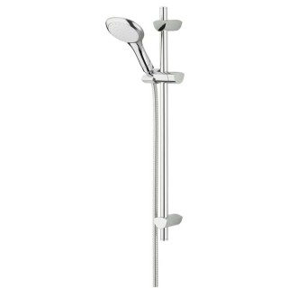 Bristan EVC KIT01 2M C EVO Shower Kit with Large Single Function Handset and 2m Hose Chrome Plated