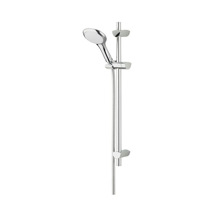 Bristan EVC KIT01 2M C EVO Shower Kit with Large Single Function Handset and 2m Hose Chrome Plated