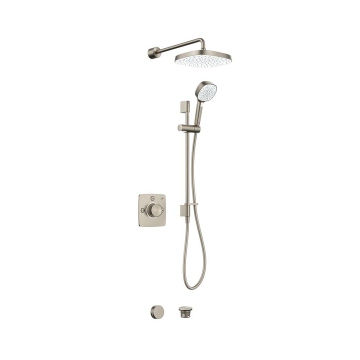 Mira Evoco Triple Outlet Brushed Nickel 1.1967.011