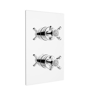 Bristan N2 SHCVO C 1901 Recessed Thermostatic Dual Control Chrome Shower Valve Chrome