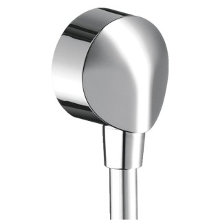 Hansgrohe FixFit Wall outlet E without non-return valve - Chrome - 27454000