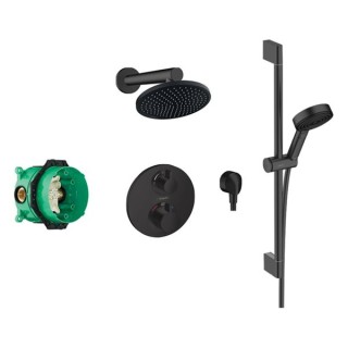 Hansgrohe Bundle Crometta S240 & Pulsify shower set - Matt Black - 88102323