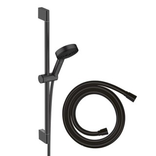 Hansgrohe Pulsify Select S shower set 105 3jet Relaxation & shower bar 65cm Matt Black 24160670