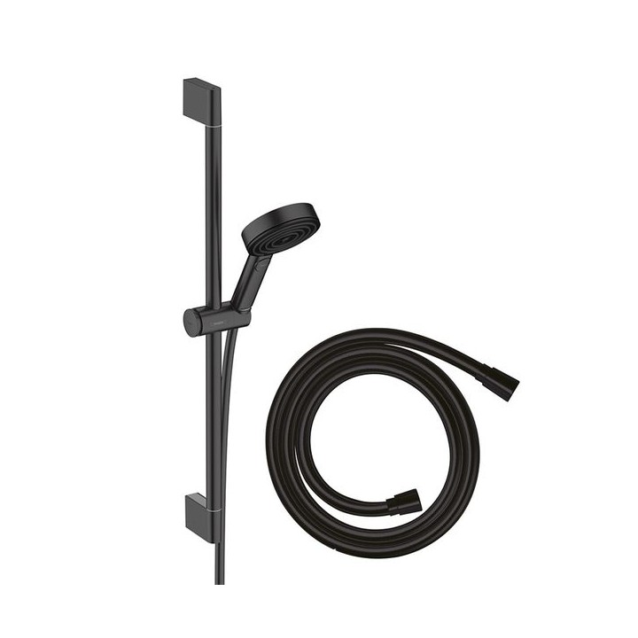 Hansgrohe Pulsify Select S shower set 105 3jet Relaxation & shower bar 65cm Matt Black 24160670
