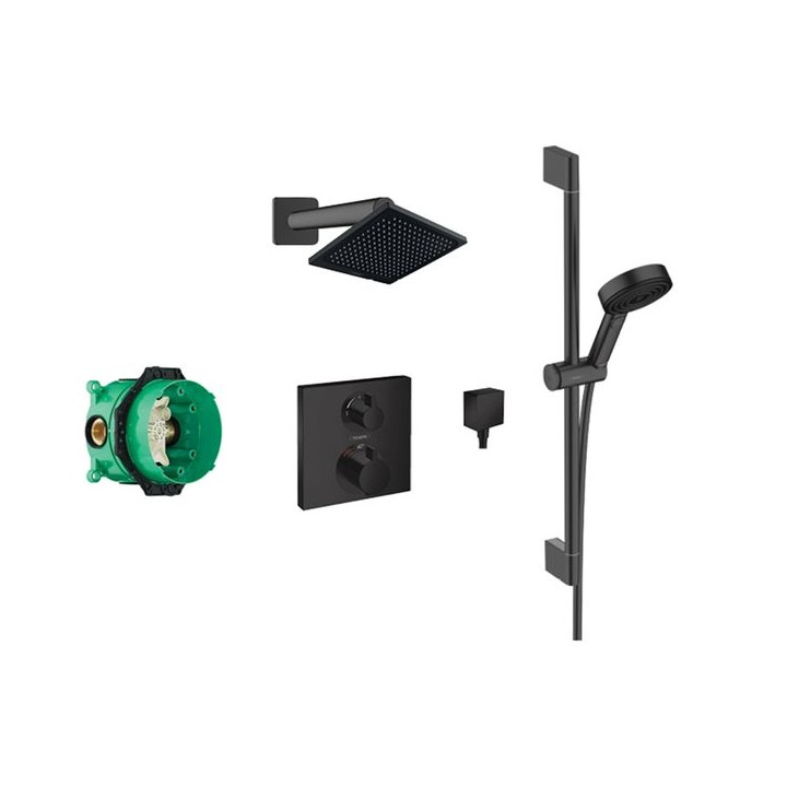 Hansgrohe Bundle Crometta E240 & Pulsify shower set - Matt Black - 88102325