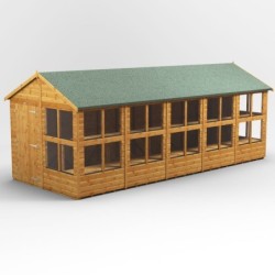 20 x 8 Power Apex Potting Shed