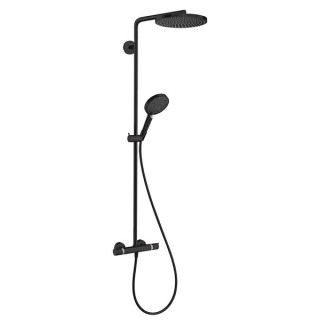 Hansgrohe  Raindance Select PowderRain 240 showerpipe - Matt Black - 88102122