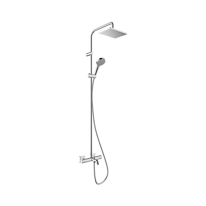 Hansgrohe Vernis Shape Showerpipe 230 1jet with bath thermostat Chrome 26284000