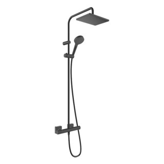 Hansgrohe Vernis Shape Showerpipe 230 1jet with thermostat Matt Black 26286670