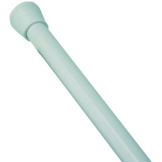 White Adjustable Shower Rail 1400-2600mm