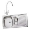 Leisure Euroline 994748 1.5 Bowl Inset Sink and Talance Monobloc Sink Mixer Pack