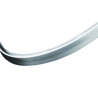 TP Bathrooms Pre Formed L Shaped Shower Rail Anodised Shower Accessory