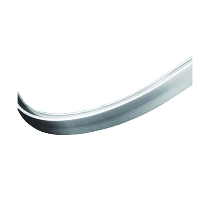 TP Bathrooms Pre Formed L Shaped Shower Rail Anodised Shower Accessory