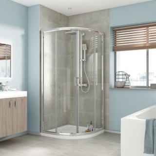Bathrooms From TP Quadrant Shower Enclosure 900 x 900mm