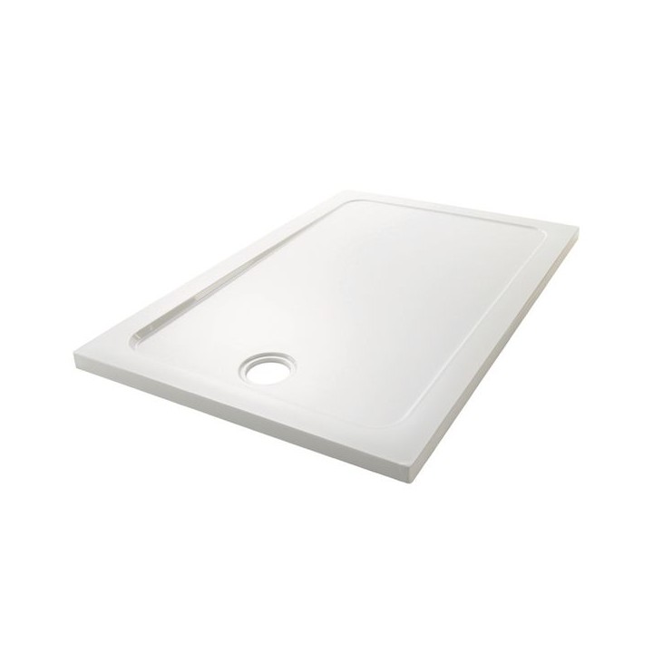 Mira Showers Flight Low Level Shower Tray 0 Ups White 1200mm x 800mm