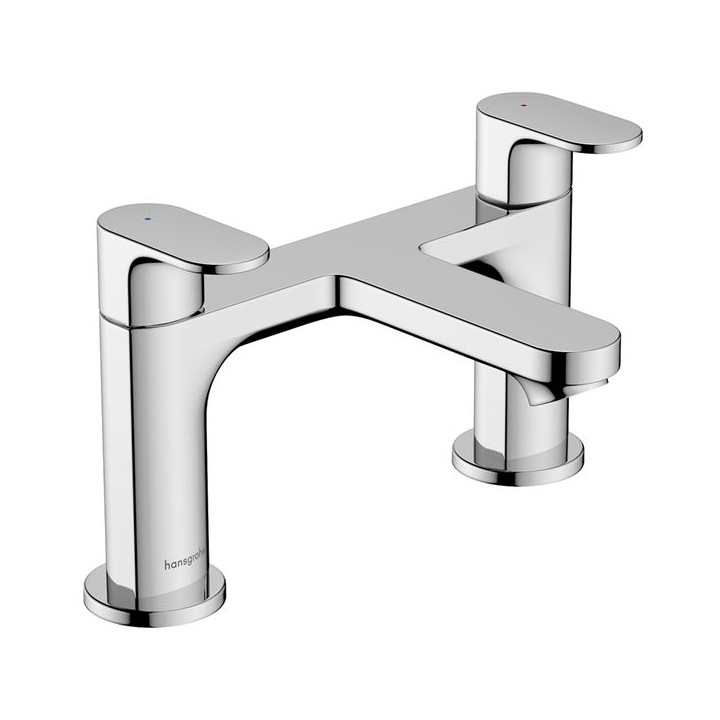 Hansgrohe Rebris S 2-hole rim mounted bath mixer - Chrome - 72446000