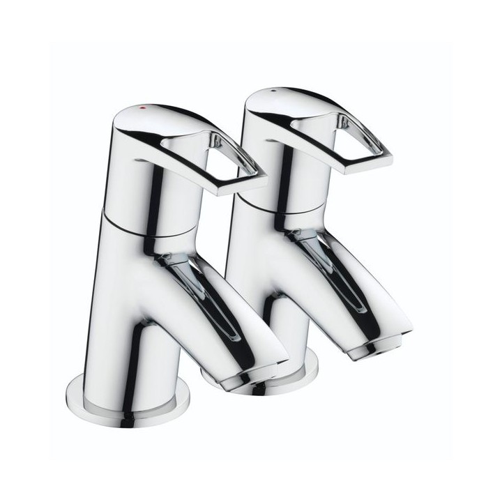Bristan Smile Bath Taps - Chrome