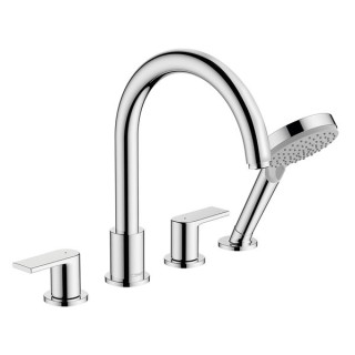 Hansgrohe Vernis Shape 4-hole rim mounted bath mixer - Chrome - 71459000