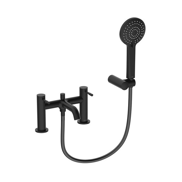 Bristan Mila Bath Shower Mixer Tap - Black