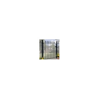 Saxon Low Flat Top Single Metal Gate 1067mm GAP x 950mm High Zinc & Powder SAZP05/5